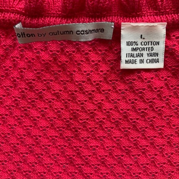 Cotton by Autumn Cashmere Pointelle Knit Sweater - Picture 7 of 7